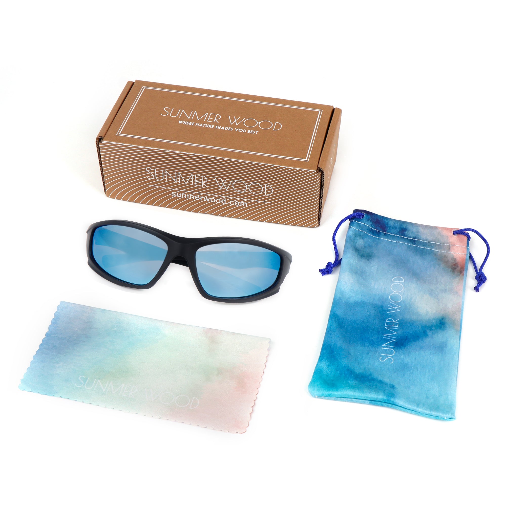 C8 Sunmerwood VisionGuard Sunglasses Collection for Men and Women - UV400 Protection, TR90 Frame for Outdoor Activities